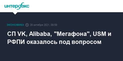 СП VK, Alibaba, "Мегафона", USM и РФПИ оказалось под вопросом - interfax.ru - Москва - Россия - Китай