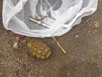 В одном из бакинских поселков найдена ручная граната (ФОТО/ВИДЕО)