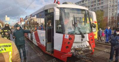 Список пострадавших при столкновении двух трамваев в Петербурге