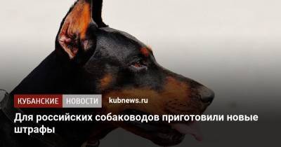 Для российских собаководов приготовили новые штрафы