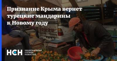 Признание Крыма вернет турецкие мандарины к Новому году