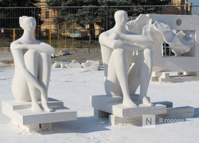 Скульптуры с площади Ленина временно спрятали на охраняемом складе