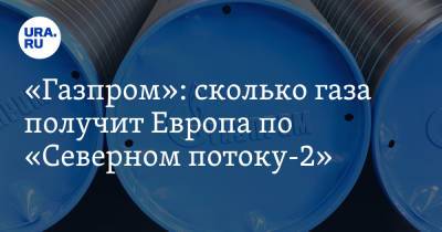 Виктор Зубков - «Газпром»: сколько газа получит Европа по «Северном потоку-2» - ura.news
