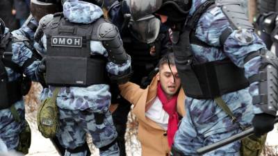 В Москве по статье УК задержан ещё один участник январских митингов