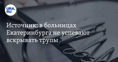Источник: в больницах Екатеринбурга не успевают вскрывать трупы. «Морги зашиваются»