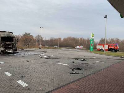 На Харьковщине на АЗС произошел взрыв