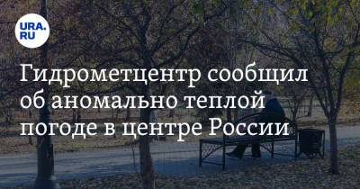 Гидрометцентр сообщил об аномально теплой погоде в центре России