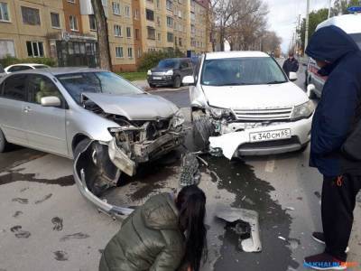 Сотрясение и ушиб получил водитель в результате ДТП на Амурской