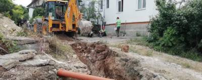 В Севастополе монтаж канализации на проспекте Гагарина завершен на 95%