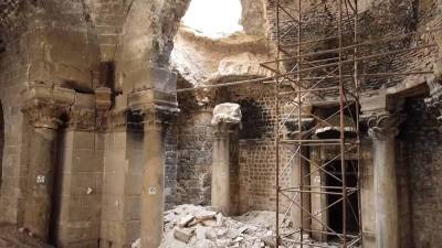 Российские археологи обследовали храм Святой Елены в Сирии
