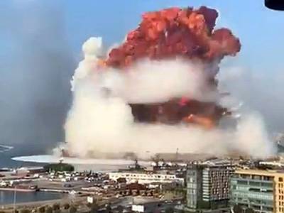 Рогозин поручил подготовить спутниковые снимки взрыва в Бейруте для передачи Ливану