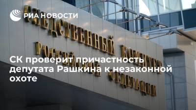 СК проверит причастность депутата Госдумы от фракции КПРФ Рашкина к незаконной охоте