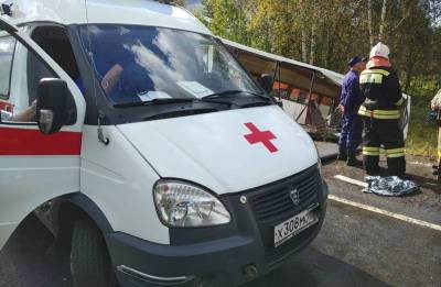 В ДТП с автобусом в Ивановской области пострадали 12 человек