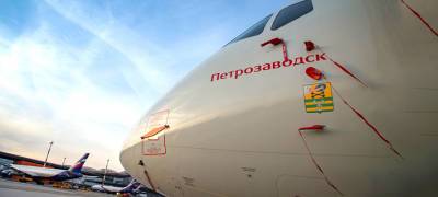 Авиакомпания назвала свой самолет в честь Петрозаводска