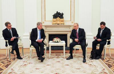 Кремль поделился деталями переговоров Путина и Ниинистё