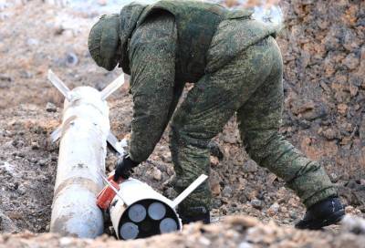 На полигоне в Ленобласти саперы уничтожили более тонны боеприпасов