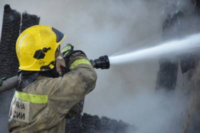 В Нижнем Новгороде произошел пожар в бывшем здании ДК