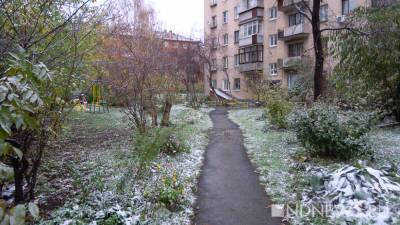 В Екатеринбурге прошел первый снег