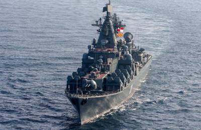 Daily Express назвал «ужасающим» видео тренировочного пуска ракеты «Вулкан» российским крейсером «Варяг»