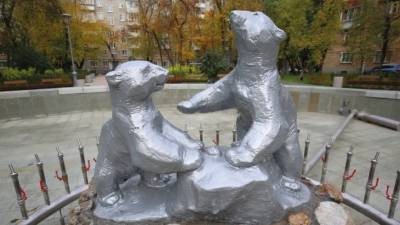 Исторический фонтан с мишками восстановили на северо-востоке Москвы