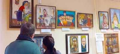 Мы не верили»: в маленькой петрозаводской библиотеке неожиданно открылась персональная выставка Бадри Топурия