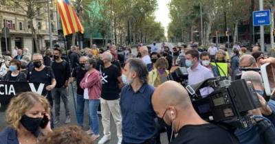 В Каталонии снова начались акции за независимость