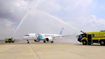 Впервые без прикрытия: в Бен-Гурионе приземлился самолет египетской авиакомпании