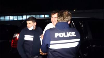 Михаил Саакашвили прибыл в Грузию, воспользовавшись трейлером