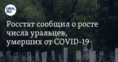 Росстат сообщил о росте числа уральцев, умерших от COVID-19