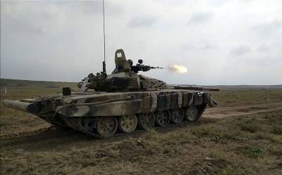 Танковые подразделения Азербайджанской Армии выполнили боевые стрельбы (ВИДЕО)