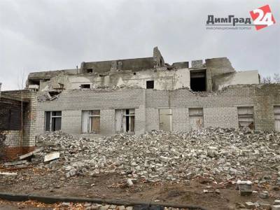 В Димитровграде при разборе старого здания произошло обрушение. Пострадал человек