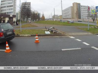 Водитель «Фольксвагена» сбила велосипедистку в Рогачеве
