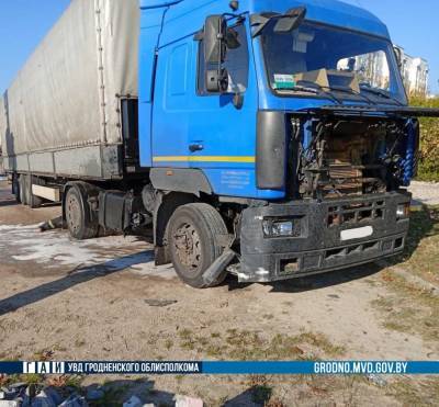 Пьяный дальнобойщик разбил четыре легковушки в Гродно - naviny.by - Белоруссия