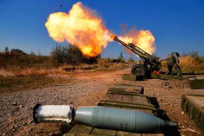Каратели обстреляли ДНР из артиллерийских орудий