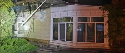 Кафе загорелось в Одесской области из-за твердотопливного котла