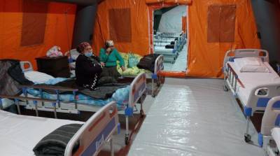 В Херсонской области начал работу мобильный палаточный COVID-госпиталь