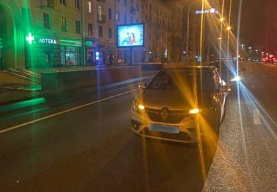 Ночью в центре Минска авто «Яндекс.Такси» сбило пешехода