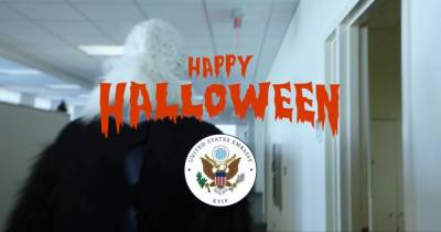 "Российская дезинформация? Какой ужас!" Посольство США поздравило украинцев с Хэллоуином