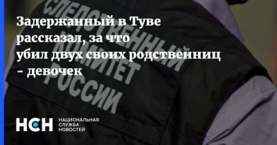 Задержанный в Туве рассказал, за что убил двух своих родственниц - девочек - nsn.fm - Кызыл - Тува