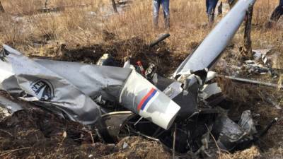 МЧС России отчиталось о работе после крушения вертолета в Подмосковье