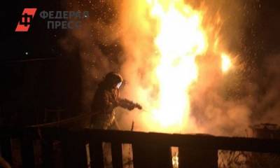 В Иркутском районе при пожаре жилого дома спаслись шестеро детей