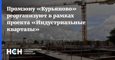 Промзону «Курьяново» реорганизуют в рамках проекта «Индустриальные кварталы»