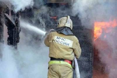 В Бугуруслане на пожаре пострадал человек