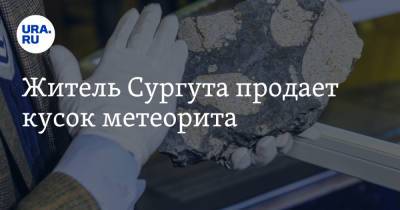 Житель Сургута продает кусок метеорита
