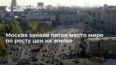 Knight Frank: Москва заняла пятое место мире по росту цен на жилье
