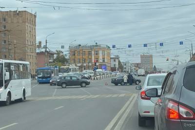 В ДТП на Первомайском проспекте в Рязани никто не пострадал