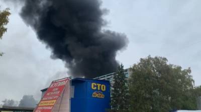 В МЧС рассказали, что горит в Пензе на улице Калинина