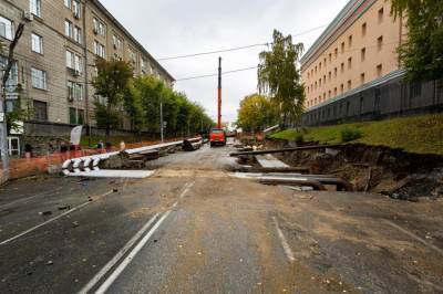 Улицу Писарева в Новосибирске перекрыли на два месяца