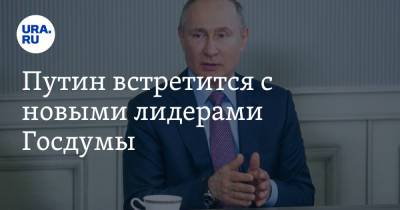 Путин встретится с новыми лидерами Госдумы