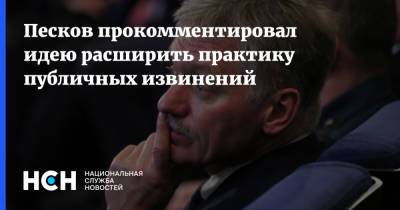 Дмитрий Песков - Джамбулат Умаров - Песков прокомментировал идею расширить практику публичных извинений - nsn.fm - Россия - респ. Чечня